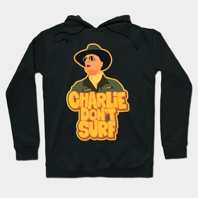 Apocalypse Now - Charlie don´t Surf Hoodie by Boogosh